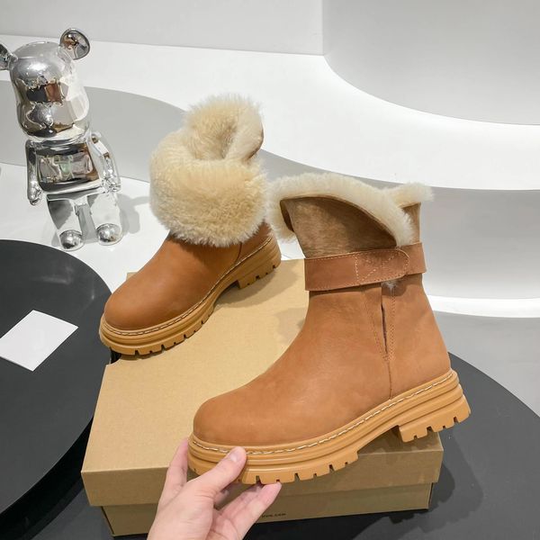 2023 new boots martin snow ankle boot women winter cowskin low heel rubber genuine leather comfortable fashion versatile, Black
2023 new boots martin snow ankle boot women winter cowskin low heel rubber genuine leather comfortable fashion versatile, Black