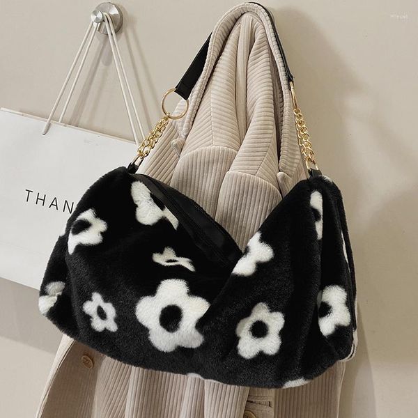 evening bags big flower pattern warm plush faux fur fluffy shoulder bag for women winter female luxury designer crossbody handbags
evening bags big flower pattern warm plush faux fur fluffy shoulder bag for women winter female luxury designer crossbody handbags