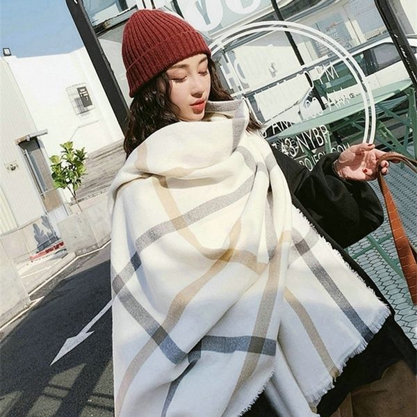 scarves women winter vintage scarfs ladies imitation cashmere plaid shawl mujer pashmina wrap scarve stoles bufanda hijab 221010, Blue;gray
scarves women winter vintage scarfs ladies imitation cashmere plaid shawl mujer pashmina wrap scarve stoles bufanda hijab 221010, Blue;gray