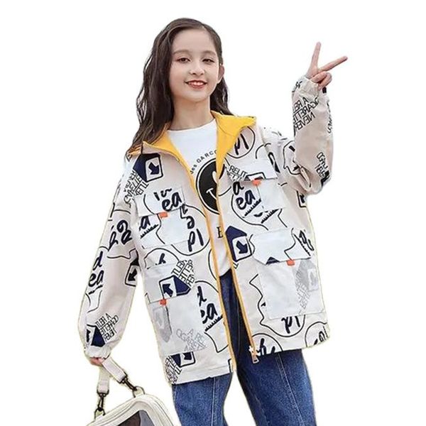 jackets spring autumn polyester jacket for girls fashion double sided wearable windbreaker casual hooded children s clothing 221010, Blue;gray
jackets spring autumn polyester jacket for girls fashion double sided wearable windbreaker casual hooded children s clothing 221010, Blue;gray