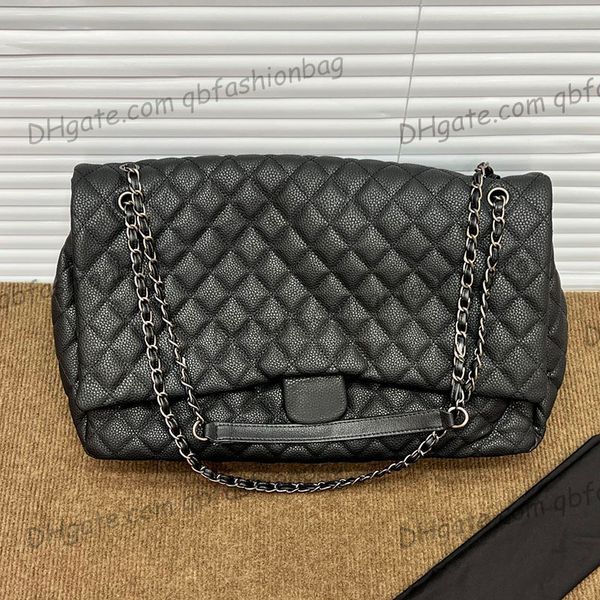 womens calfskin maxi airport quilted bags silver metal hardware matelasse chain shoulder messenger handbags large capcity travel holiday des
womens calfskin maxi airport quilted bags silver metal hardware matelasse chain shoulder messenger handbags large capcity travel holiday des
