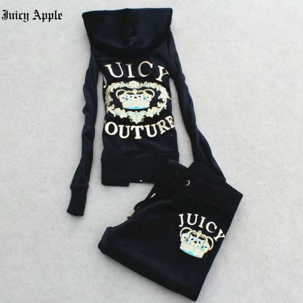 juicy apple women's tracksuits letter embroidery hoodies sweatpants autumn fashion casual loose suit 2 pcs running fitness clothing, Gray
juicy apple women's tracksuits letter embroidery hoodies sweatpants autumn fashion casual loose suit 2 pcs running fitness clothing, Gray