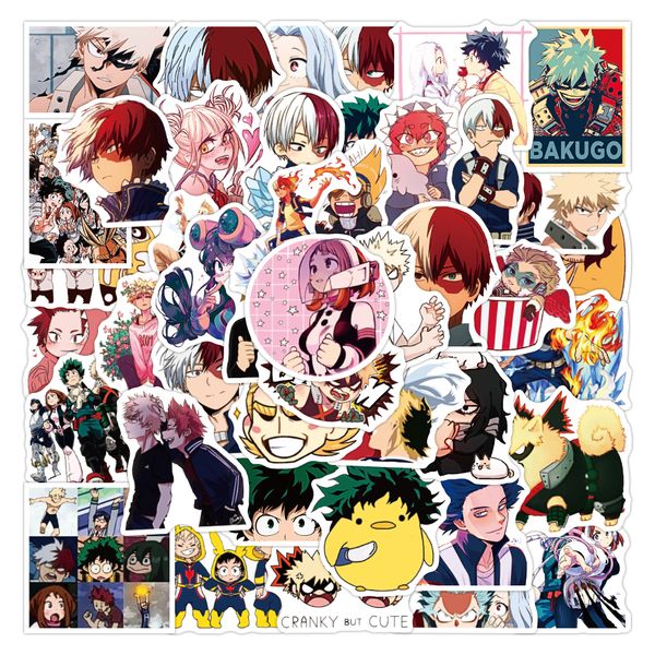50pcs my hero academia cute waterproof anime sticker pack for notebook luggage diy fridge scrapbook decals
50pcs my hero academia cute waterproof anime sticker pack for notebook luggage diy fridge scrapbook decals