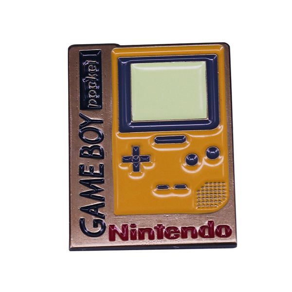 old school game boy enamel lapel pin retro gamer childhood nostalgic brooch accessory gift, Blue
old school game boy enamel lapel pin retro gamer childhood nostalgic brooch accessory gift, Blue