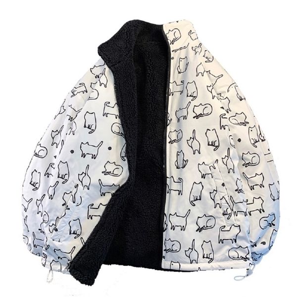 men's jackets harajuku men's winter hooded parka jacket print streetwear hip-hop style cotton female clothing warm windproof loose, Black;brown
men's jackets harajuku men's winter hooded parka jacket print streetwear hip-hop style cotton female clothing warm windproof loose, Black;brown