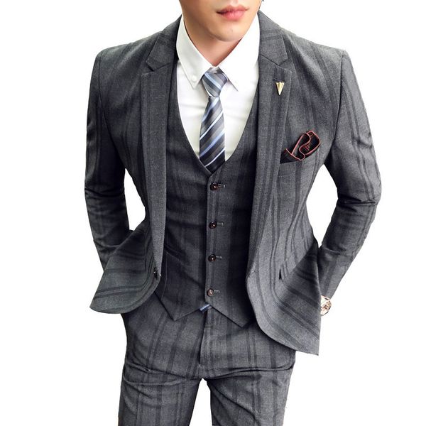 men's suits blazers british style men's stripe slim fit suits jacket trousers waistcoat male party dress blazer suit 3 piece set c, White;black
men's suits blazers british style men's stripe slim fit suits jacket trousers waistcoat male party dress blazer suit 3 piece set c, White;black
