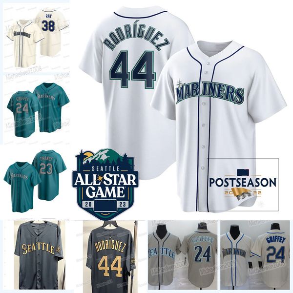 college baseball wears new 44 julio rodriguez seattle jersey 2023 mariners postseason patch luis castillo diego castillo mitch haniger cal, Black
college baseball wears new 44 julio rodriguez seattle jersey 2023 mariners postseason patch luis castillo diego castillo mitch haniger cal, Black