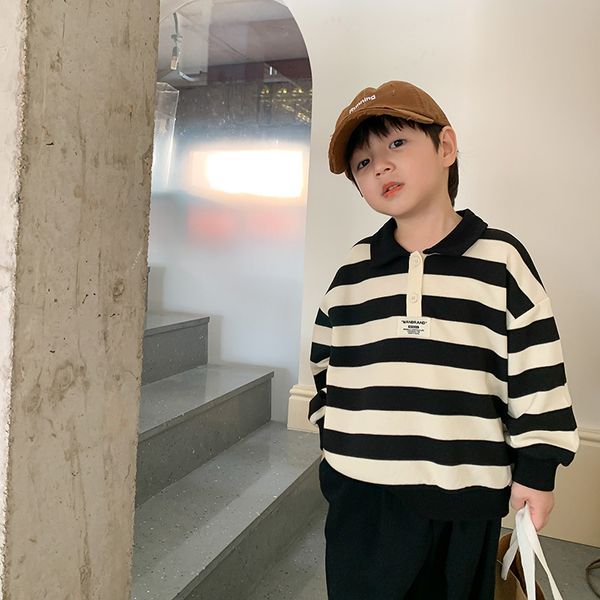 pullover spring autumn boys fashion striped lapel sweatshirts kids cotton loose casual pullovers 221010, Blue
pullover spring autumn boys fashion striped lapel sweatshirts kids cotton loose casual pullovers 221010, Blue