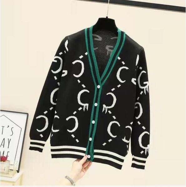 women's sweaters new designer bee knitted oversize v-neck pullover sweater jumpers clothes, White;black
women's sweaters new designer bee knitted oversize v-neck pullover sweater jumpers clothes, White;black