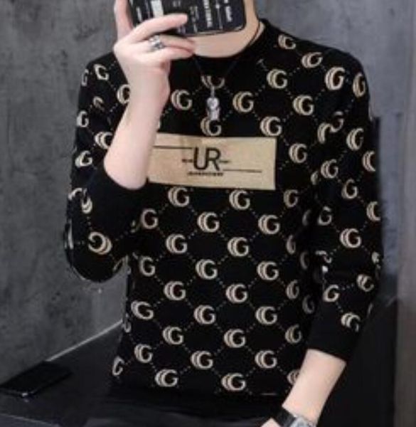 men's sweaters luxury new fashion dress pullover knitted designer casual jumper men clothes, White;black
men's sweaters luxury new fashion dress pullover knitted designer casual jumper men clothes, White;black
