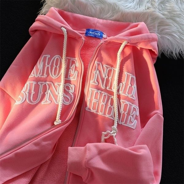 womens hoodies sweatshirts vintage zip up hoodies women oversized retro streetwear letter embroidery sweatshirts grunge punk hooded jackets, Black
womens hoodies sweatshirts vintage zip up hoodies women oversized retro streetwear letter embroidery sweatshirts grunge punk hooded jackets, Black