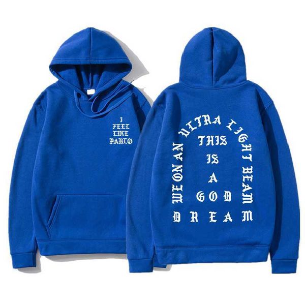 men's hoodies sweatshirts pablo hoodie mens hip hop tracksuit sweatshirts pull paris i feel like paul hoodies men women winter fleece, Black
men's hoodies sweatshirts pablo hoodie mens hip hop tracksuit sweatshirts pull paris i feel like paul hoodies men women winter fleece, Black