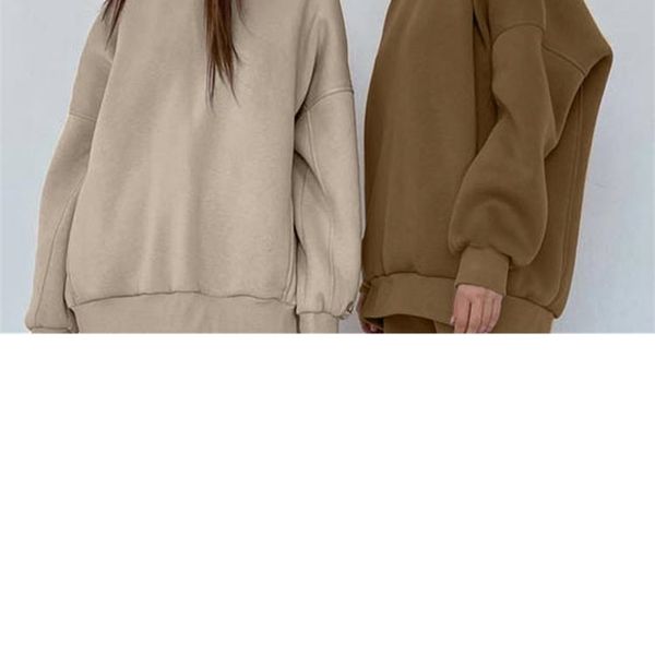 women's two piece pants tracksuit fleece hooded set loose hoodies jogger sets female autumn casual lady sportswear suit 221010, White
women's two piece pants tracksuit fleece hooded set loose hoodies jogger sets female autumn casual lady sportswear suit 221010, White