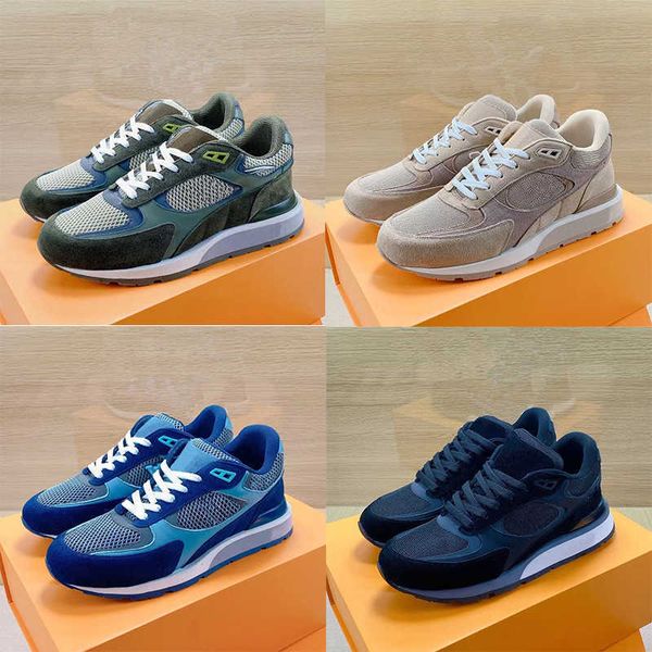 excellent 2023 designer mens run away sneaker women suede canvas platform trainers leather lace up outdoor casual shoes with box 286, Black
excellent 2023 designer mens run away sneaker women suede canvas platform trainers leather lace up outdoor casual shoes with box 286, Black
