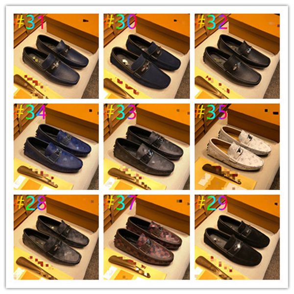 38 model luxury mens casual business wedding formal dresses genuine leather shoes slip-on driving shoe designer luxury breathable platform l, Black
38 model luxury mens casual business wedding formal dresses genuine leather shoes slip-on driving shoe designer luxury breathable platform l, Black