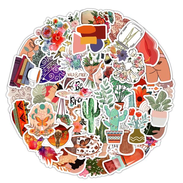 wholesale 50pcs bohemian stickers skate accessories vinyl waterproof sticker for skateboard lapluggage phone case car decals party decor
wholesale 50pcs bohemian stickers skate accessories vinyl waterproof sticker for skateboard lapluggage phone case car decals party decor