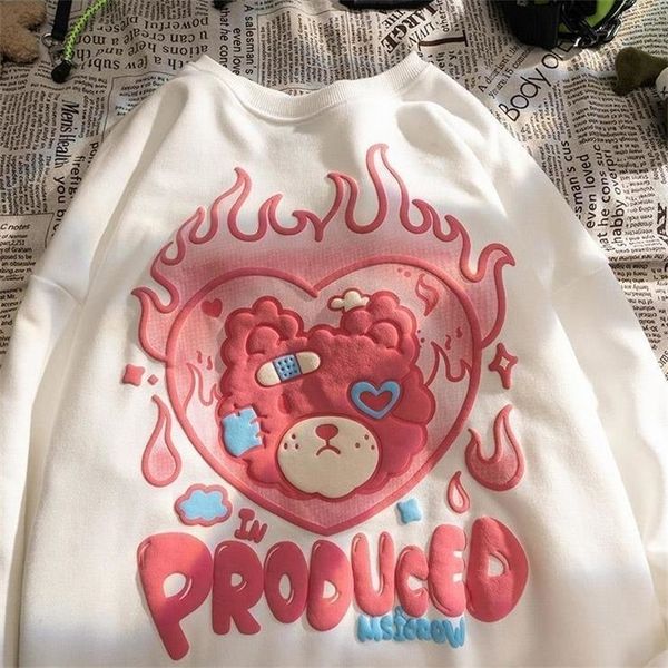 womens hoodies sweatshirts cotton sweater autumn korean version of the flame pig print long sleeved tshirt female student thin round neck 22, Black
womens hoodies sweatshirts cotton sweater autumn korean version of the flame pig print long sleeved tshirt female student thin round neck 22, Black