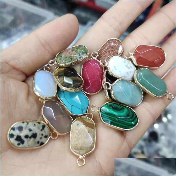 charms gold edge natural crystal oval hexagon stone charms rose quartz pendants trendy for jewelry making wholesale drop delivery 202 dhqfr, Bronze;silver
charms gold edge natural crystal oval hexagon stone charms rose quartz pendants trendy for jewelry making wholesale drop delivery 202 dhqfr, Bronze;silver