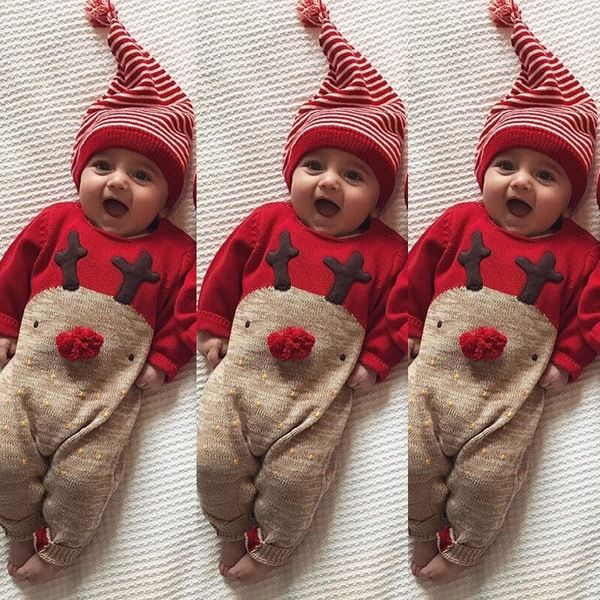 clothing sets children's spring and winter christmas deer long sleeve striped hat baby crawl suit, White
clothing sets children's spring and winter christmas deer long sleeve striped hat baby crawl suit, White