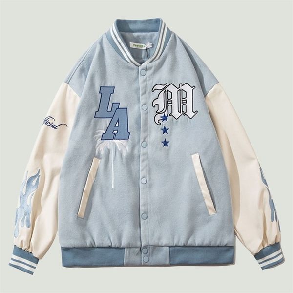 men s jackets hip hop furry bee letters embroidery baseball jacket mens streewear harajuku casual loose bomber varsity fashion 221008, Black;brown
men s jackets hip hop furry bee letters embroidery baseball jacket mens streewear harajuku casual loose bomber varsity fashion 221008, Black;brown