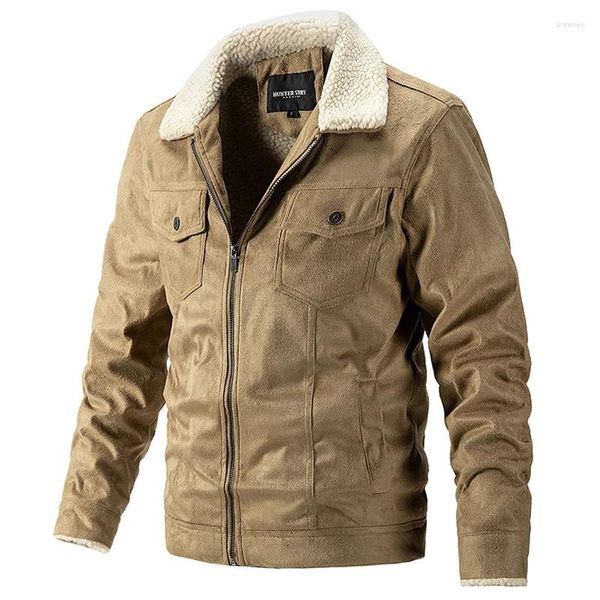 men's jackets lambwool jacket men autumn winter thick fleece casual warm coat male lamb wool outdoor outerwear, Black;brown
men's jackets lambwool jacket men autumn winter thick fleece casual warm coat male lamb wool outdoor outerwear, Black;brown