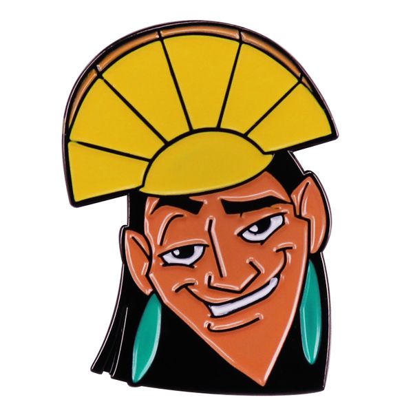 the emperor new grooove kuuzco enamel pin cartoon king brooch badge friend gift, Blue
the emperor new grooove kuuzco enamel pin cartoon king brooch badge friend gift, Blue