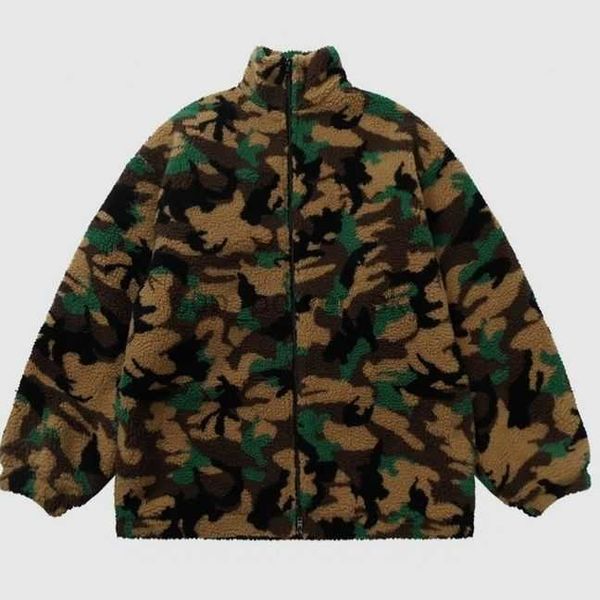 men's jackets balencaigass designer official website synchronous loose thickened jacquard lining cotton camouflage lamb wool coat, Black;brown
men's jackets balencaigass designer official website synchronous loose thickened jacquard lining cotton camouflage lamb wool coat, Black;brown