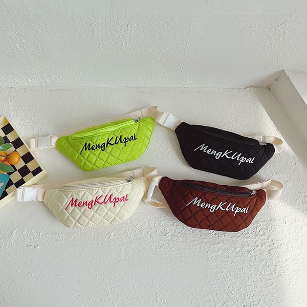 fashion kids diamond lattice quilted chest backpacks girls letter embroidery single shoulder sports bag boys cool waist bag q9075
fashion kids diamond lattice quilted chest backpacks girls letter embroidery single shoulder sports bag boys cool waist bag q9075