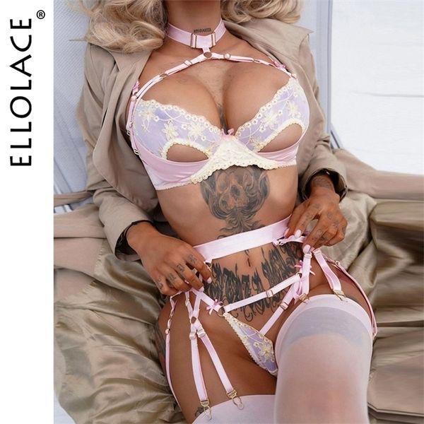 set ellolace erotic lingerie 4piece bilizna set cut out bra bandage exotic briefs fancy delicate underwear garters bitch langerie, Red;black
set ellolace erotic lingerie 4piece bilizna set cut out bra bandage exotic briefs fancy delicate underwear garters bitch langerie, Red;black
