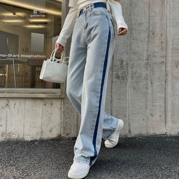 women's jeans zhisilao baggy high street women vintage boyfriend blue denim pants wide leg straight korean 221010
women's jeans zhisilao baggy high street women vintage boyfriend blue denim pants wide leg straight korean 221010