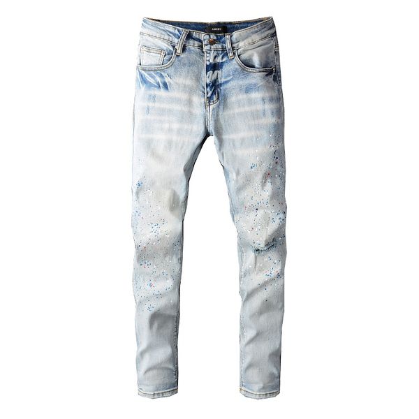 20ss mens designer jeans distressed ripped biker slim fit motorcycle denim for men s fashion jean mans pants pour hommes #469, Blue
20ss mens designer jeans distressed ripped biker slim fit motorcycle denim for men s fashion jean mans pants pour hommes #469, Blue