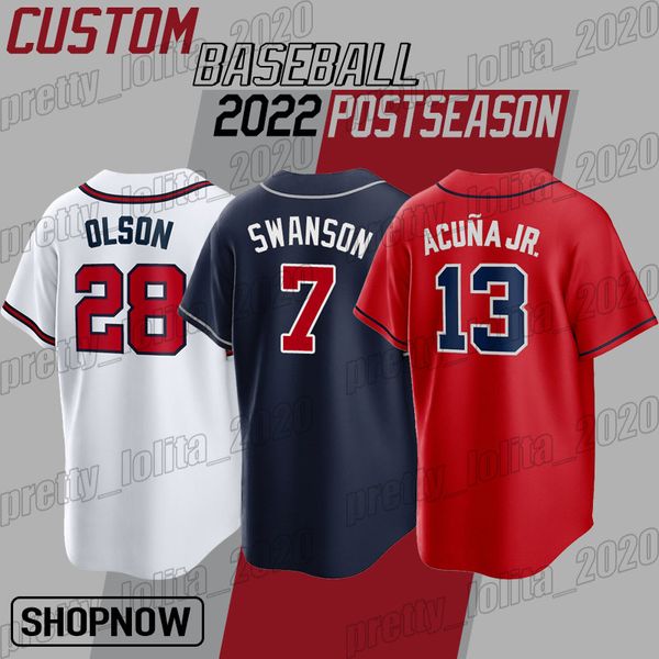 13 ronald acuna jr braves baseball jersey atlanta 7 dansby swanson 28 matt olson austin riley max fried jerseys marcell ozuna michael harris, Blue;black
13 ronald acuna jr braves baseball jersey atlanta 7 dansby swanson 28 matt olson austin riley max fried jerseys marcell ozuna michael harris, Blue;black
