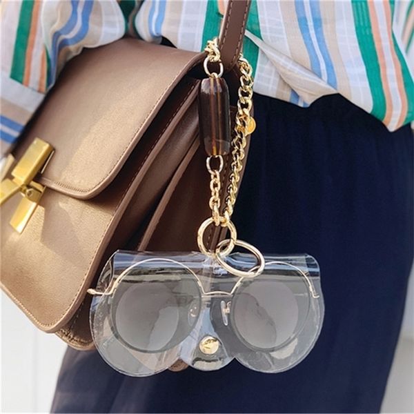 sunglasses cases bags pvc laser eyeglasses case with metal chain ins cute transparent women sunglasses protection cover sun glasses bags 221
sunglasses cases bags pvc laser eyeglasses case with metal chain ins cute transparent women sunglasses protection cover sun glasses bags 221