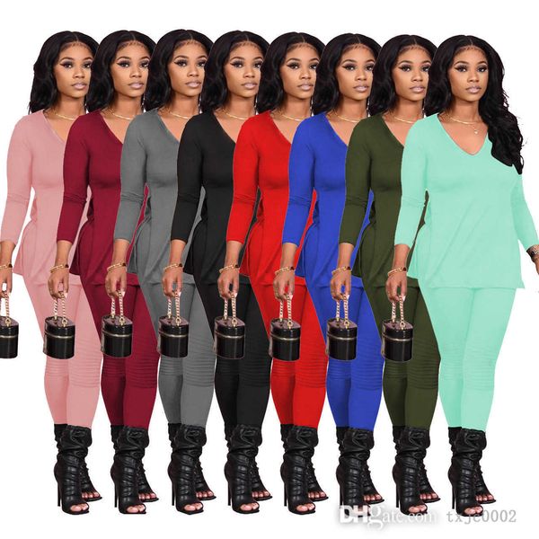 fall women two piece pleated pants set solid color pullover v-neck long sleeve split and tight leggings casual outfits, White
fall women two piece pleated pants set solid color pullover v-neck long sleeve split and tight leggings casual outfits, White