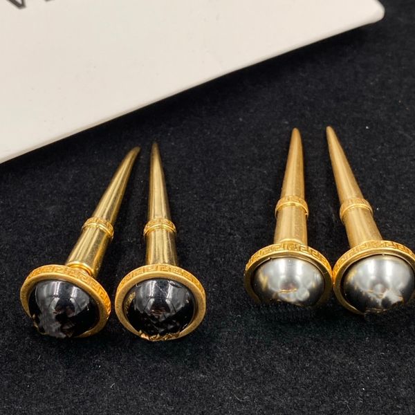 fashion black pearl earrings dangle & chandelier v letter ear studs banshee medusa portrait 18k gold plated designer jewelry birthday festiv, Silver
fashion black pearl earrings dangle & chandelier v letter ear studs banshee medusa portrait 18k gold plated designer jewelry birthday festiv, Silver