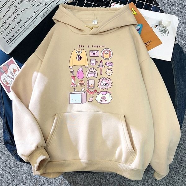 womens hoodies sweatshirts classic anime bee and puppycat hoodie kawaii winter women hoodies springautumn sweatshirt vintage harajuku sudade, Black
womens hoodies sweatshirts classic anime bee and puppycat hoodie kawaii winter women hoodies springautumn sweatshirt vintage harajuku sudade, Black