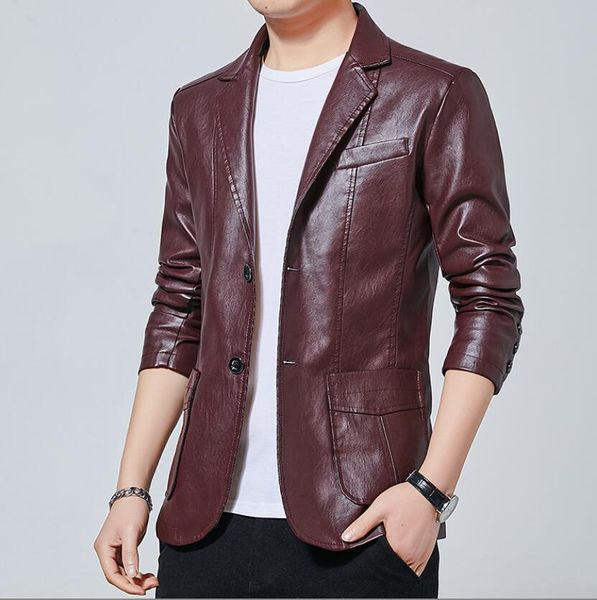 youth personality men's faux leather jackets korean version slim suit handsome men coat suit fashionable clothes mm6llh78, Black
youth personality men's faux leather jackets korean version slim suit handsome men coat suit fashionable clothes mm6llh78, Black