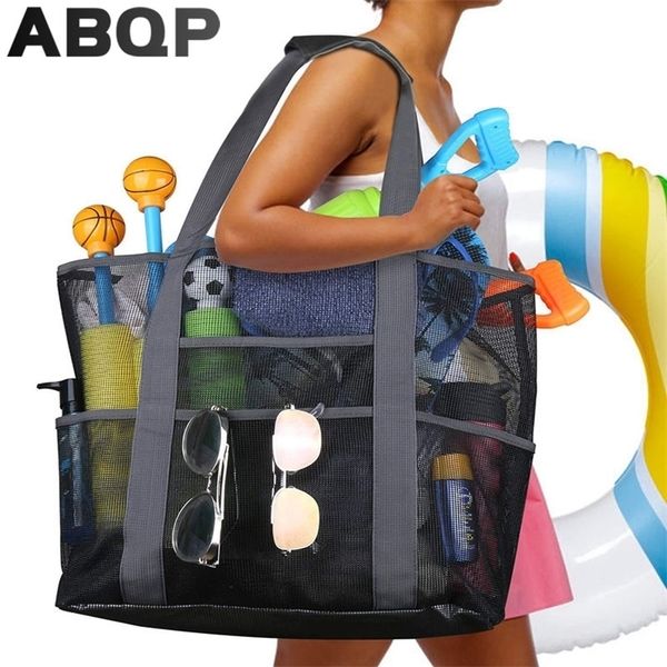 shopping bags 8 pockets summer large beach for towels mesh durable toys waterproof underwear pocket tote 221010
shopping bags 8 pockets summer large beach for towels mesh durable toys waterproof underwear pocket tote 221010