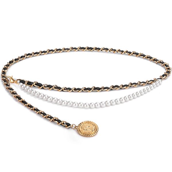 waist chain belts luxury designer harness fashion women's metal pear weave belt for pants strap dress accesories centure femme 221010
waist chain belts luxury designer harness fashion women's metal pear weave belt for pants strap dress accesories centure femme 221010