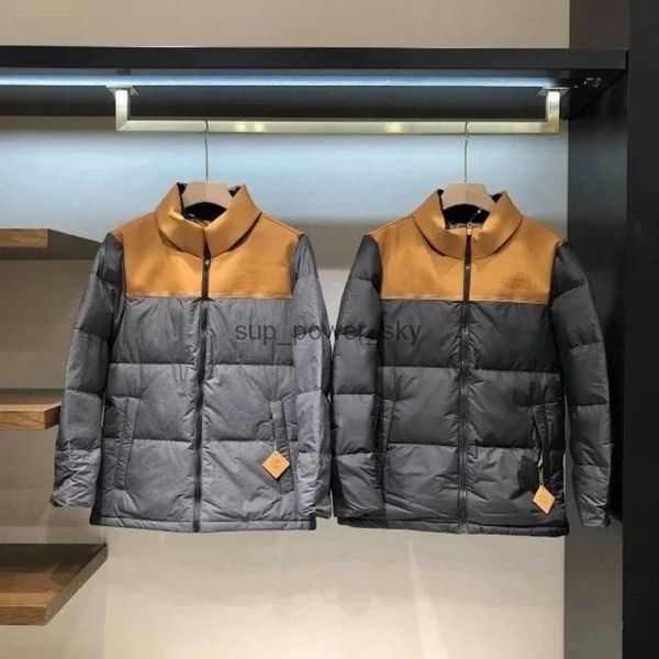 men's down the face designer parkas men women's trend splice warm down coat ins couple's autumn winter thickened coats, Black
men's down the face designer parkas men women's trend splice warm down coat ins couple's autumn winter thickened coats, Black