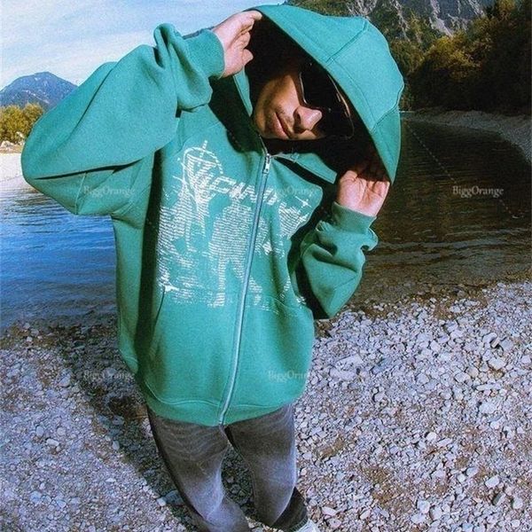 men's hoodies sweatshirts green sweater hoodie letter print zipper american retro streetwear y2k clothes hip hop loose coat 221008, Black
men's hoodies sweatshirts green sweater hoodie letter print zipper american retro streetwear y2k clothes hip hop loose coat 221008, Black