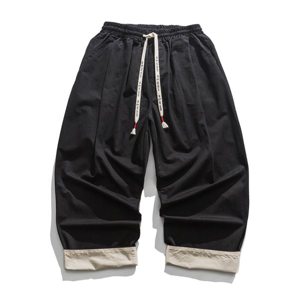 men's pants cotton fashion men's harem pants solid oversized japanese style casual male jogger pants streetwear woman trousers 3xl, Black
men's pants cotton fashion men's harem pants solid oversized japanese style casual male jogger pants streetwear woman trousers 3xl, Black