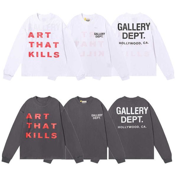 fashion designer mens galleryes hoodies american brand art that kills double-sided printing cotton t-shirt, Black
fashion designer mens galleryes hoodies american brand art that kills double-sided printing cotton t-shirt, Black