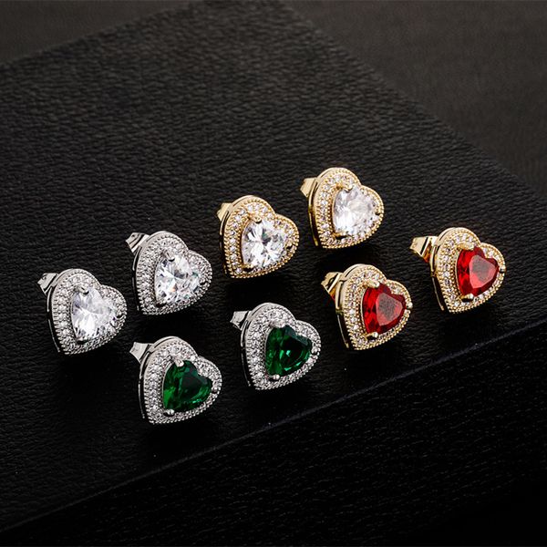 men women earrings black gold plated bling cz heart stud earrings nice gift jewelry, Golden;silver
men women earrings black gold plated bling cz heart stud earrings nice gift jewelry, Golden;silver