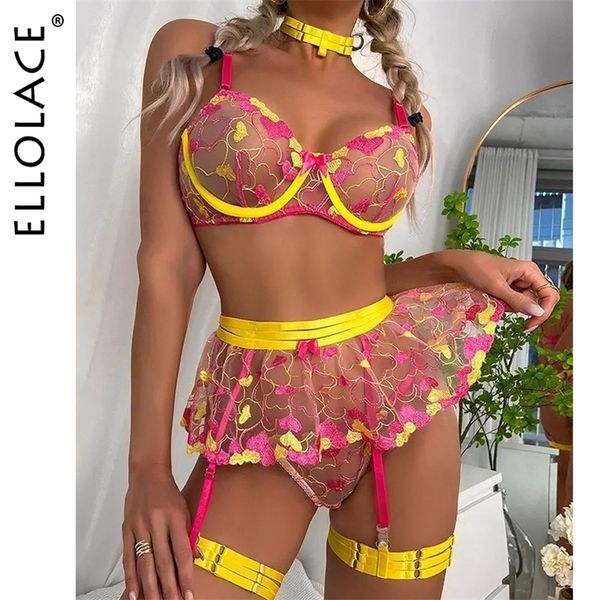 pyjamas ellolace valentine lingerie fancy beautiful underwear ruffle garters heartshaped embroidery transparent bra sensual exotic set 22101, Red;black
pyjamas ellolace valentine lingerie fancy beautiful underwear ruffle garters heartshaped embroidery transparent bra sensual exotic set 22101, Red;black