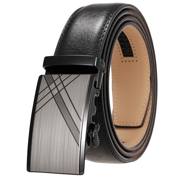 leather men's belts casual automatic buckle belt fashion business all-match belt for men cowskin belt, Black;brown
leather men's belts casual automatic buckle belt fashion business all-match belt for men cowskin belt, Black;brown