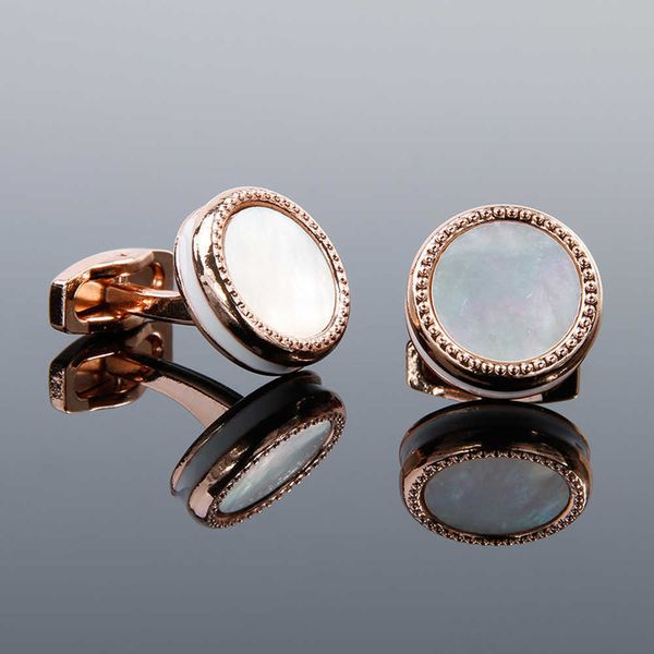 men cufflinks luxurious rose gold round shell business tuxedo formal wedding gifts cuff links dress shirts, Silver
men cufflinks luxurious rose gold round shell business tuxedo formal wedding gifts cuff links dress shirts, Silver