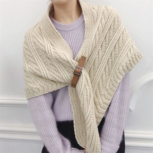 scarves winter women warm knitted triangle scarf leather strap buckle solid colour crochet bohemian shawl for ladies christmas gift 221010, Blue;gray
scarves winter women warm knitted triangle scarf leather strap buckle solid colour crochet bohemian shawl for ladies christmas gift 221010, Blue;gray