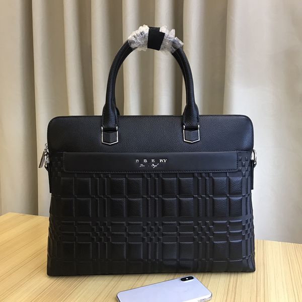 bag men's high end burbery briefcase business casual hand leather black luxury 14 inch portable multifunction document office messenger
bag men's high end burbery briefcase business casual hand leather black luxury 14 inch portable multifunction document office messenger