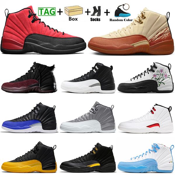 2022 with box 12s mens women basketball shoes jumpman 12 low stealth flower white black taxi burgundy crush utility outdoors trainers sneake
2022 with box 12s mens women basketball shoes jumpman 12 low stealth flower white black taxi burgundy crush utility outdoors trainers sneake